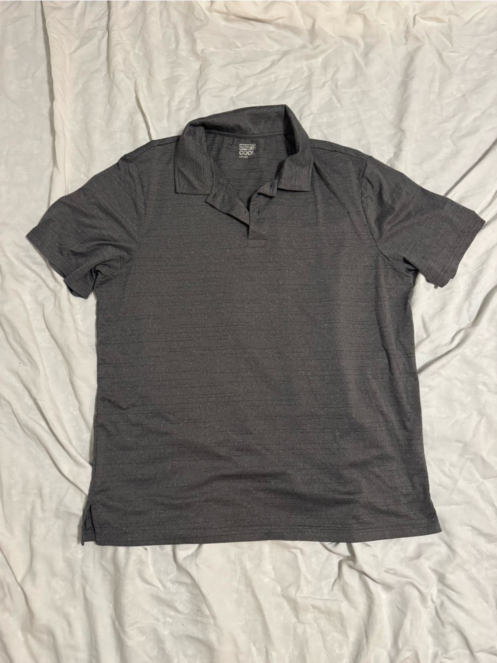 32 Degrees Men's Dark Gray Performance Polo